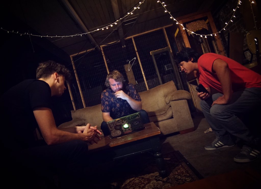 Passafire's tweet photo. Meanwhile underneath the streets of Savannah... #setlisting #wolfing https://t.co/jzPuLJgLI8