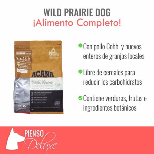 PiensoDeluxe's tweet photo. El #pienso para #perros Wild Prairie contiene pollo cobb y huevos de granja además de verduras y frutas https://t.co/KMsamaRuWO 🐶 https://t.co/WxNMBvsZh9