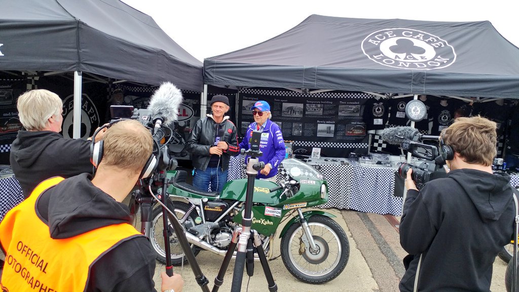 acecafelondon's tweet photo. It's the last day here @Silverclassic- join us at the Ace Corner!
#AceCafeLondon #AceCafe #SilverstoneClassic #Silverstone #RockingAndRacing https://t.co/5g2b6H9Lvd