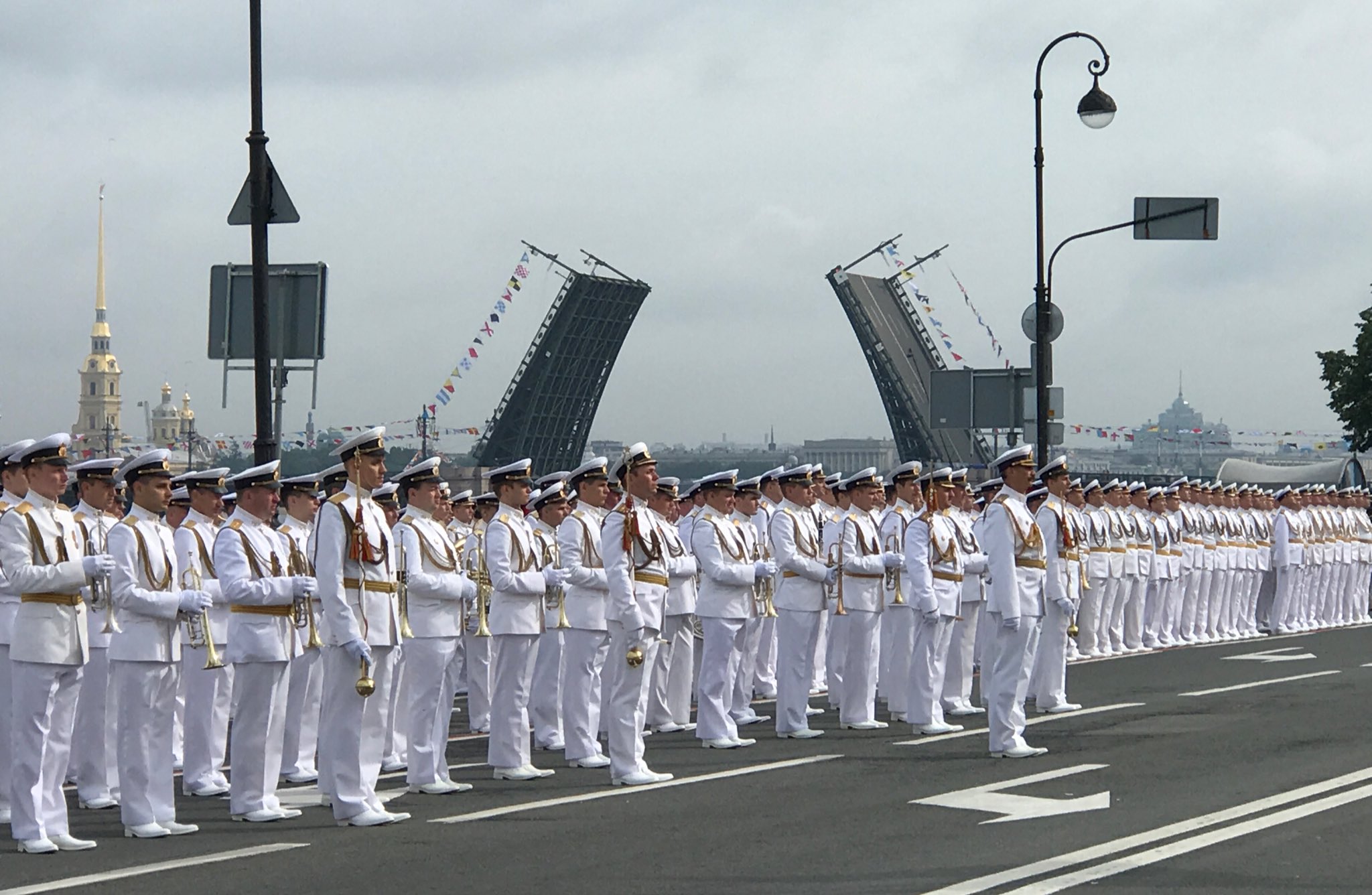Парад ВМФ СПБ