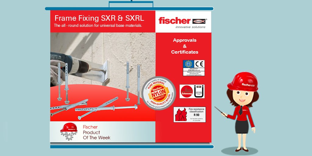 fischer_ae's tweet image. #FrameFixing SXR &amp;amp; SXRL.The all- round #solution for universal #basematerials!
 Any Questions or Clarifications, Mail to enquiry@fischer.ae