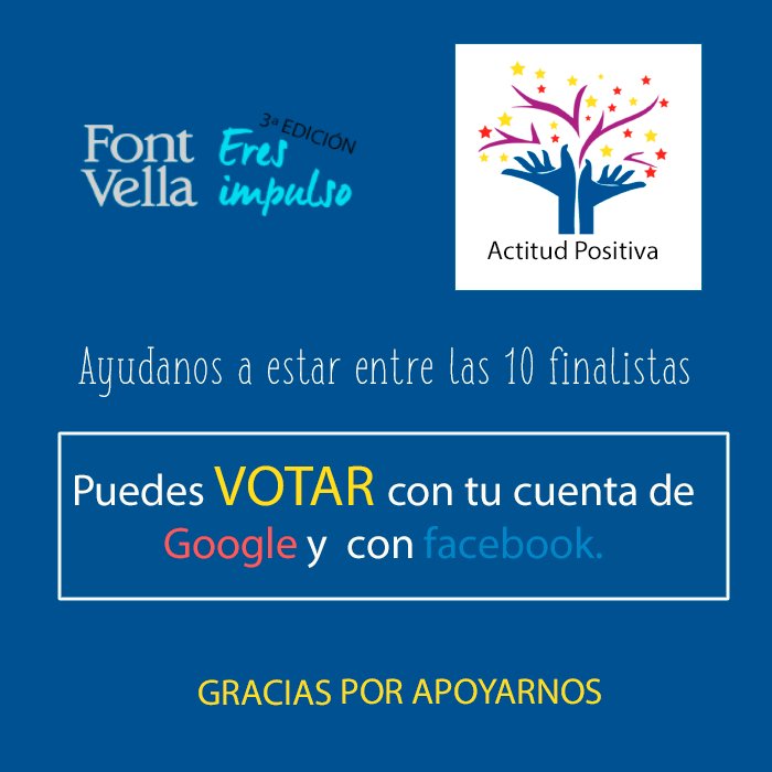 Si os gusta nuestro proyecto, votad y compartid el enlace. Junt@s sumamos!  Gracias!!
eresimpulso.fontvella.es/proyectos/1071…