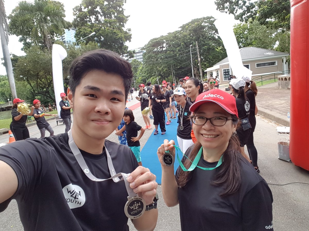 With <a href="/T_Kanchanawat/">Tidarat Kanchanawat</a> and the Adecco family on the #SportsInclusionDay <a href="/Win4Youth/">Win4Youth</a> #CEO1Month #EksakulC1M