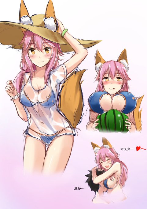 ☆楽書き☆
玉藻前を描いてみた
#FGO 