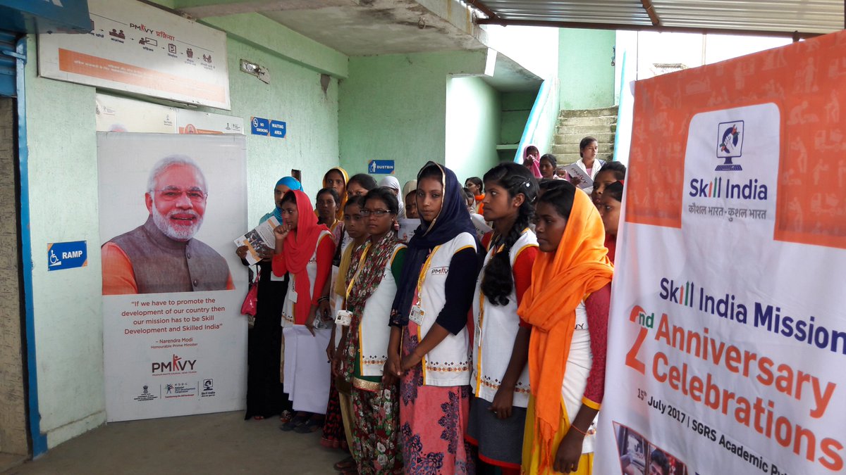 sgrsirba's tweet photo. Celebration of World Youth Skill Day @PMKVY_ @MSDESkillIndia @RajivPratapRudy @NSDCINDIA  @PMOIndia https://t.co/1X7a3gmU2f