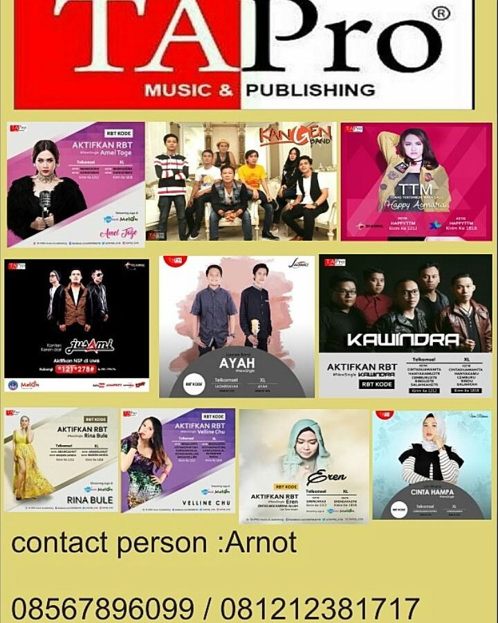 arnot17's tweet photo. TApro MUSIC &amp; PUBLISHING 
For Ur Event
*Pilkada
*Weding
*Launching Product
*Live PA https://t.co/bjQ2kT5wRS