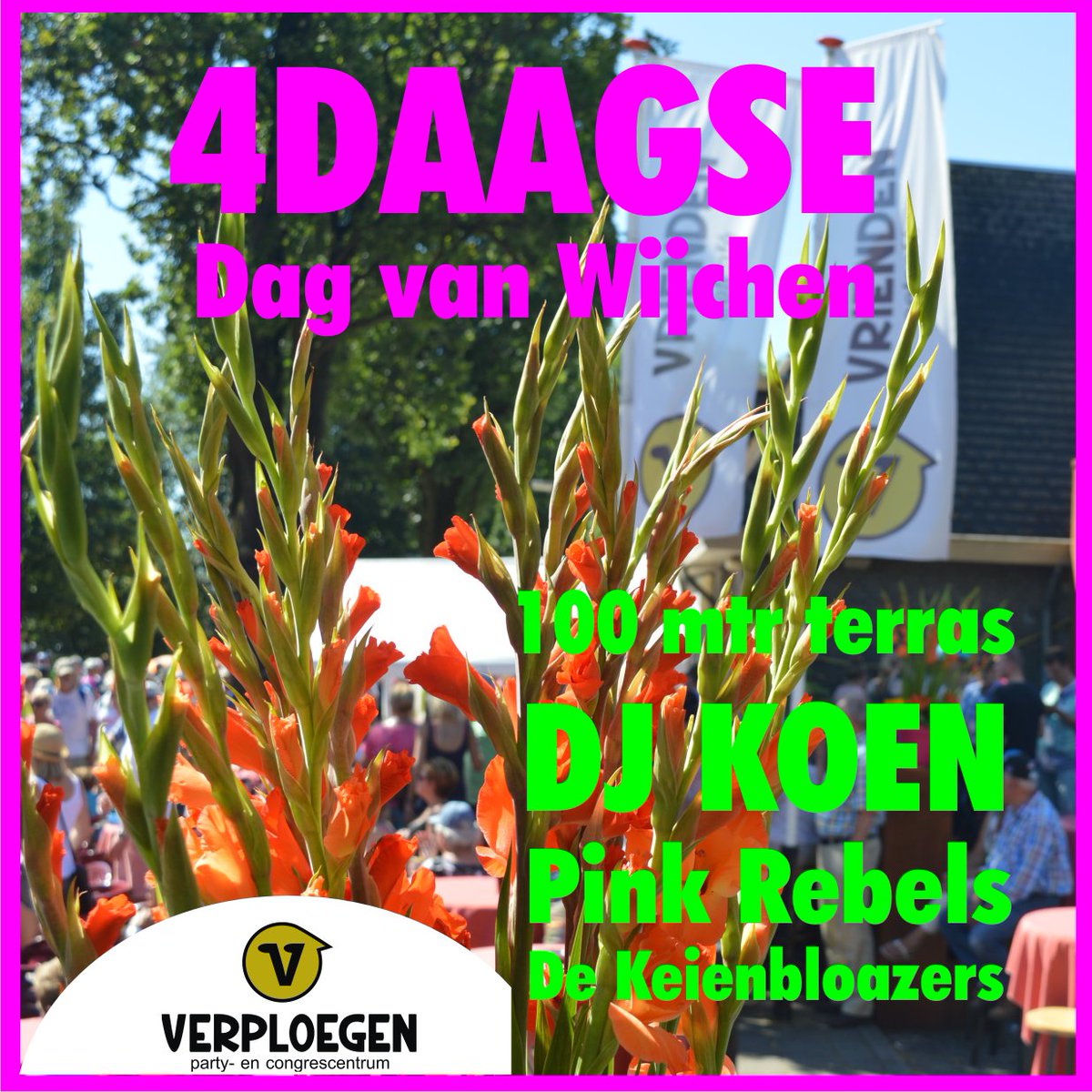Morgen verwelkomen we weer het 4daagse legioen #DagvanWijchen #4D17 #4daagse