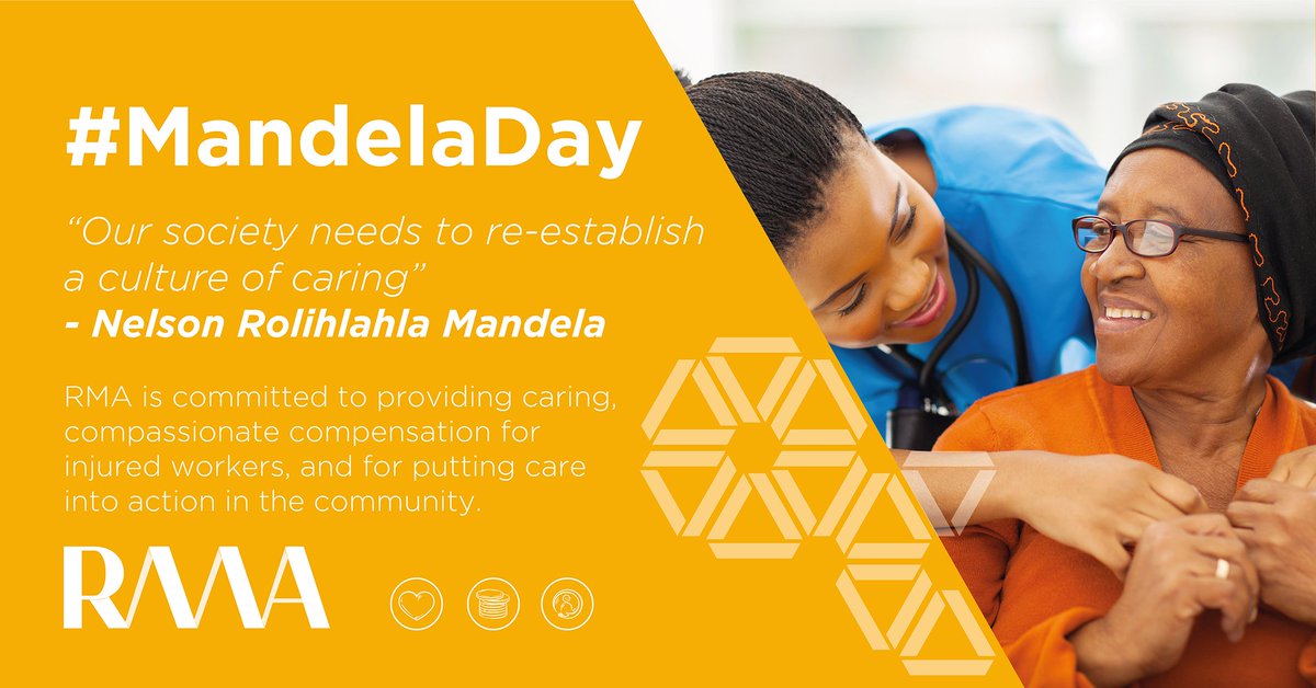 RMAssurance's tweet photo. RMA Care Week celebrates our interconnectedness. This is why we stand for caring, compassionate compensation #MandelaDay #67Minutes https://t.co/EzTsm7yPXF