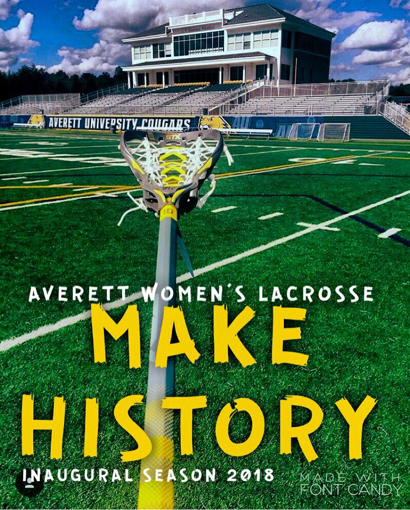 AverettWLax's tweet photo. OUR TIME IS APPROACHING!! Keep preparing Cougars.. let's make history! #makehistory #brandnewprogram #gocougars #leavealegacy #prepare #2018 https://t.co/6jhACFwutk