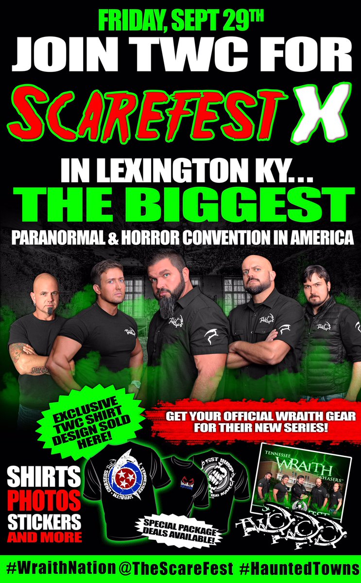 #RT #HauntedTowns #ScareFest #TWC