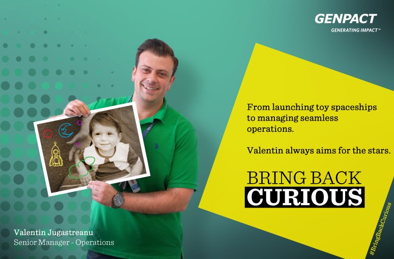 Genpact_Careers's tweet photo. See how Valentin Jugastreanu, SM - Operations brings back curious every day at @Genpact. #BringBackCurious #Careers https://t.co/UZMz1xT5Mn