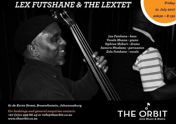 OrbitJazz's tweet photo. @KagisoLediga @luyandamadope @benjaminjephta @LindaSikhakhane @Sphelelo @KeenanAhrends The great #LexFutshane invites us to dig deep on Friday https://t.co/rEJM0EOJTm