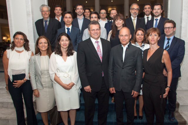 MarosSefcovic's tweet photo. Working in partnership w @InnoEnergyEU &amp; @bertrandpiccard to foster entrepreneurship &amp; innov solutions. Very impressed by PT start ups ! https://t.co/GQx8iFFHNU