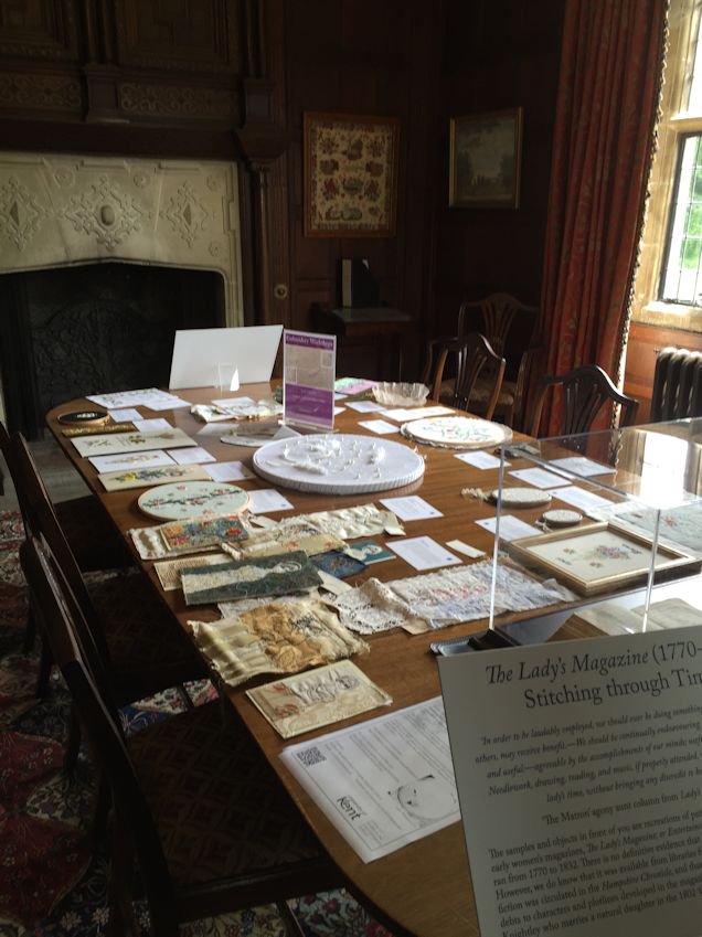 CarolineHack's tweet photo. For #janeausten200 Images from last year's wonderful @ladysmagproject #stitchoff @ChawtonHouse incl my bit of mappy sewing https://t.co/iu23XoCzAB