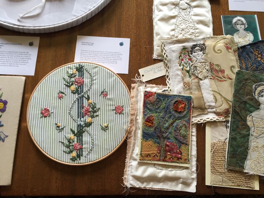 CarolineHack's tweet photo. For #janeausten200 Images from last year's wonderful @ladysmagproject #stitchoff @ChawtonHouse incl my bit of mappy sewing https://t.co/iu23XoCzAB