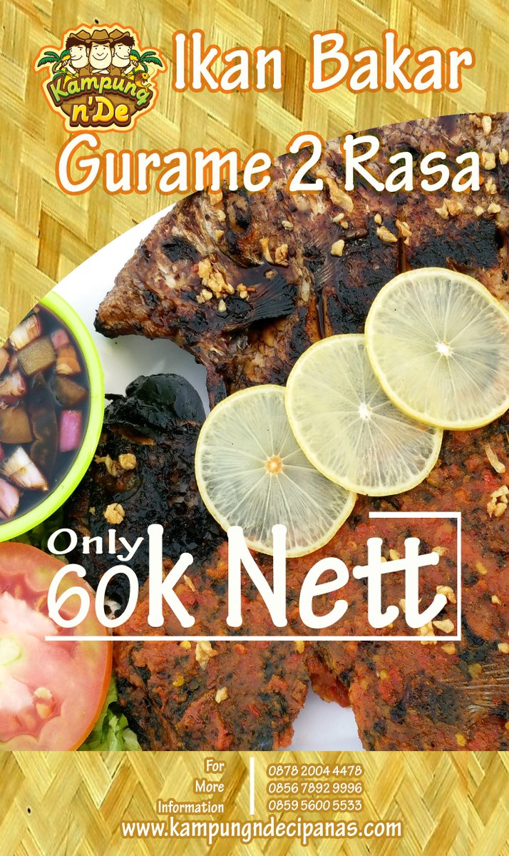 NdeKampung's tweet photo. Selamat sore baraya..kali ini ada menu baru di Kampung N'de buruan cobain... https://t.co/NuIhnEDy5H