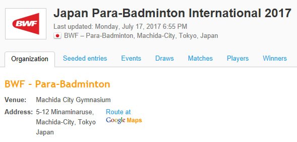 EuropeBEC's tweet photo. Entry list - #BWF Japan #Para-#Badminton Intl. (7-10 Sept). https://t.co/KmPAFp1OM5 #bec #bec50 #paralympics #Tokyo2020 #GoEurope https://t.co/O8rCK32z3c