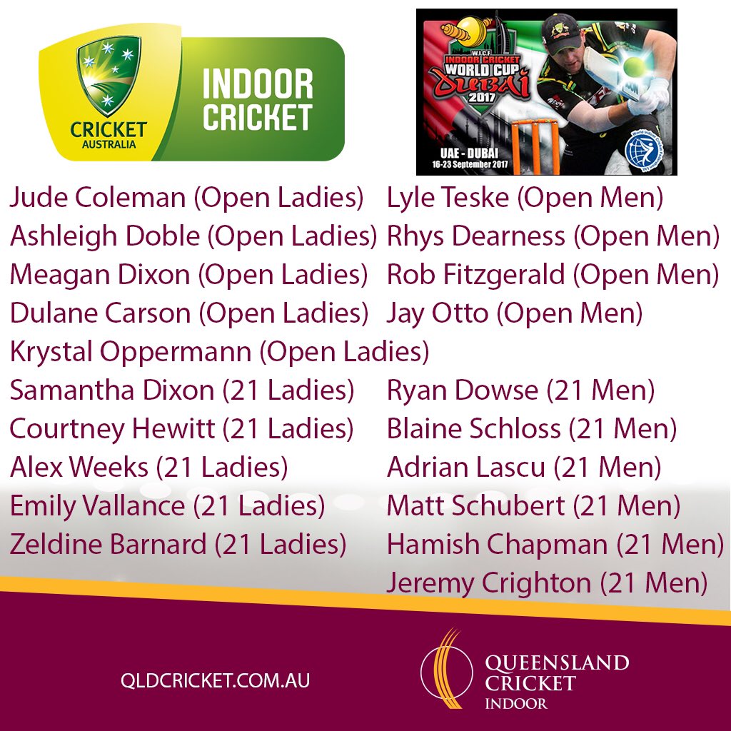 Qld Indoor Cricket tweet media