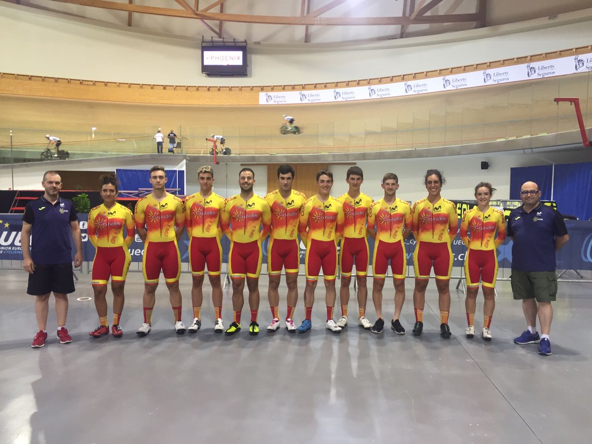 Desde hoy hasta el domingo, se disputa el Europeo de pista sub23 y junior en Anadia (Portugal). Suerte #TeamESPciclismo