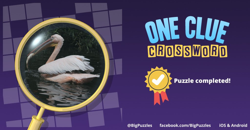 feblisafe's tweet image. I completed a puzzle in One Clue Crossword. Play now for free!
onecluecrossword.com #OneClueCrossword