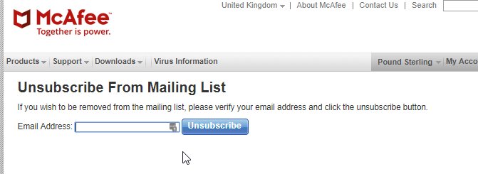 Nick_Craver@infosec.exchange on Twitter: "Hey @UnderArmour why, when from an email I asked for, should I have to enter my after clicking unsubscribe? https://t.co/ob9ZvxZwGA" / Twitter