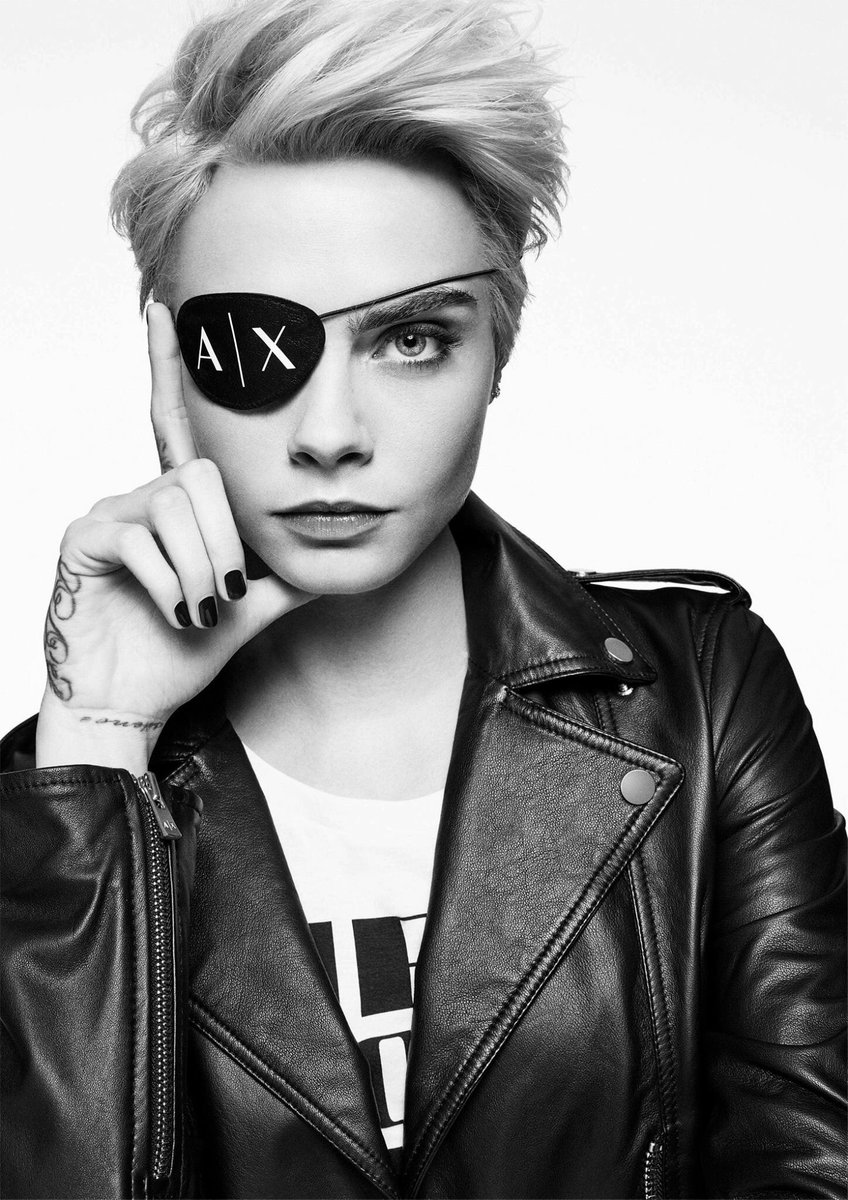 AlmaAlessandra's tweet image. #newpirate #campaign2018 @Caradelevingne for @ArmaniExchange