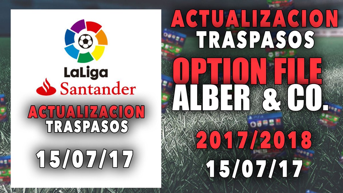 a_l_b_e_r__9's tweet photo. CAPITANES A QUE ESTAIS ESPERANDO (https://t.co/nPGEDURqjQ - OPTION FILE #PES2017 || TRANSFERENCIAS V1 17/18 HASTA 15/07/2017). https://t.co/fezozZcLH2
