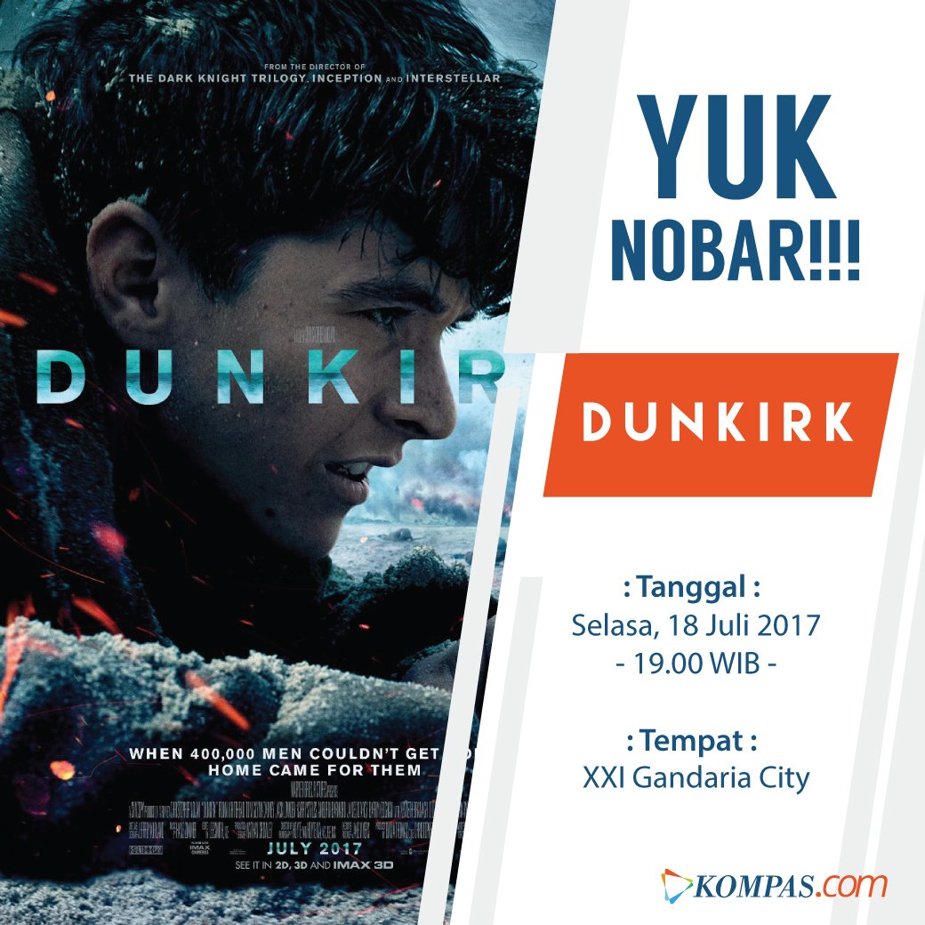 hypekompascom's tweet photo. Pemenang akan diumumkan 30 menit setelah kuis berakhir. Ayo ikutan kuis #NobarKompasEntDunkirk

Semoga beruntung ya https://t.co/agWjPMqtqj
