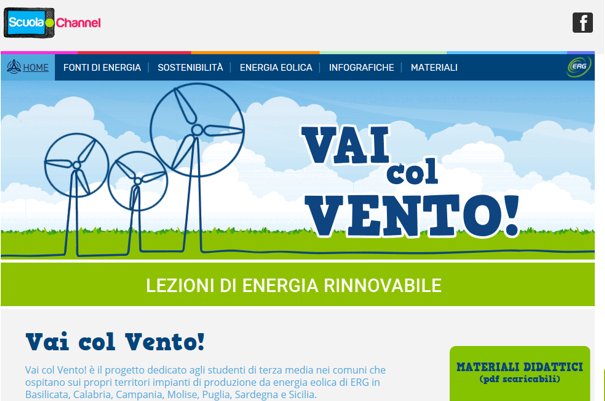 ERGnow's tweet photo. Naviga e scarica tutti contenuti del nostro progetto #educational #VaiColVento su #ScuolaChannel https://t.co/hIkQkJSKtP #rinnovabili https://t.co/kDVa9TRAtp