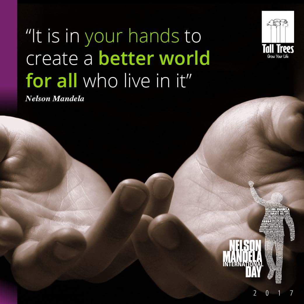 TallTrees_1's tweet photo. Today we celebrate the legacy of kindness, wisdom, forgiveness and patience left for all South Africans by #NelsonMandela.   #ThankyouMadiba https://t.co/2F6bewABbk