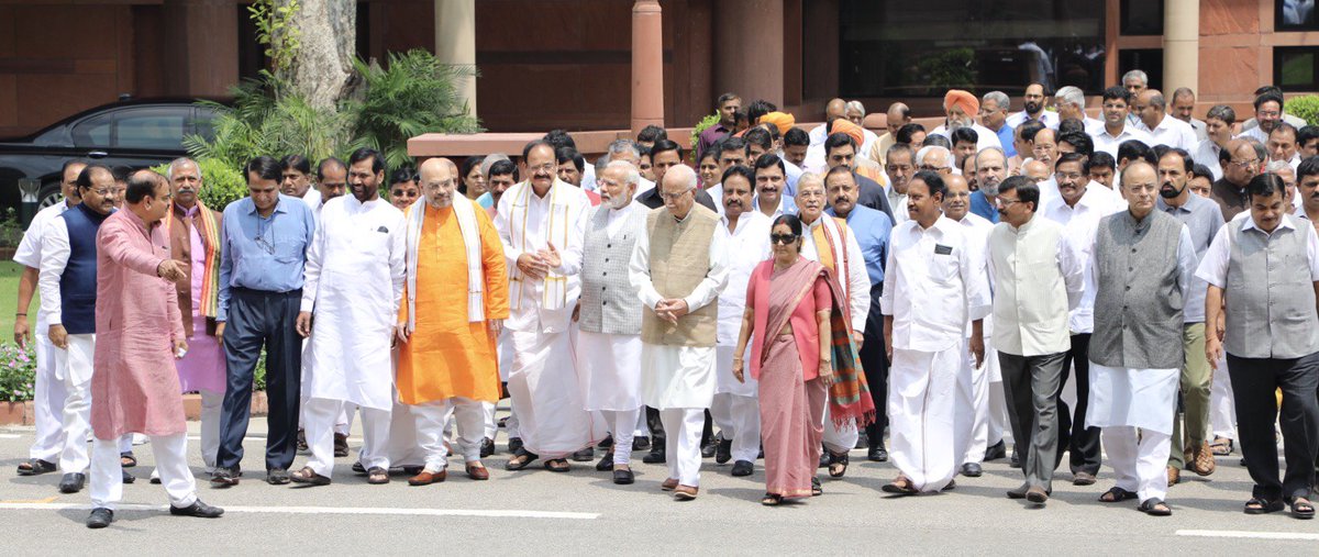 Amit Shah (@amitshah) on Twitter photo Accompanied Shri <a href="/MVenkaiahNaidu/">M Venkaiah Naidu</a> ji while he filed his nomination as NDA's nominee for the Vice President of India. Accompanied Shri <a href="/MVenkaiahNaidu/">M Venkaiah Naidu</a> ji while he filed his nomination as NDA's nominee for the Vice President of India.