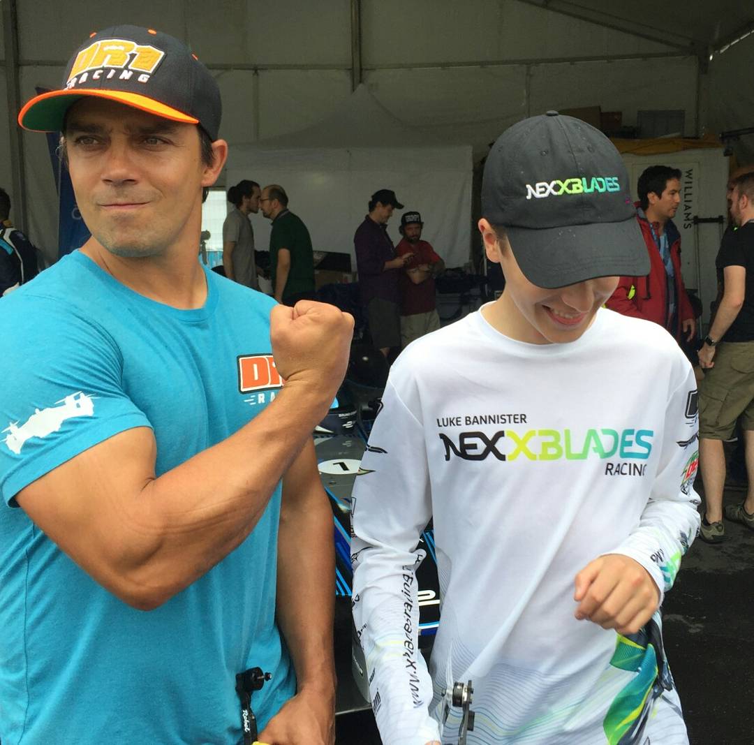 XBladesracing's tweet photo. Two legendary pilots, quads and a Formula E track in New York! What ever will happen next? 
#BanniUK #nexxblades https://t.co/kVOWbT6I7u