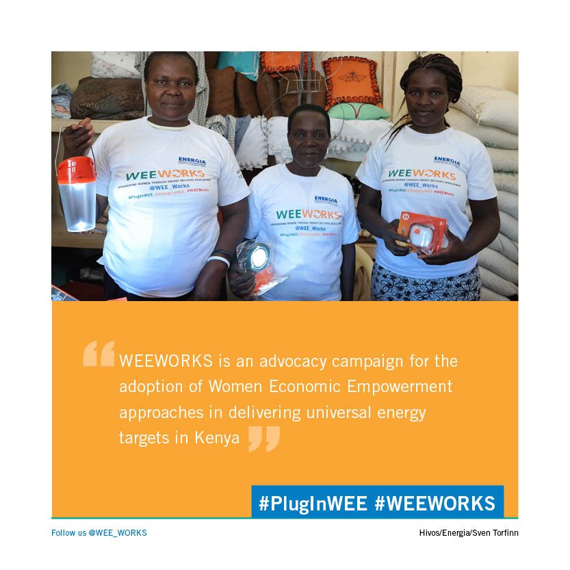 WEE_Works's tweet photo. #WeeWorks is an advocacy Campaign 4 the adoption of Women Economic Empowerment approaches @PA_EastAfrica @energia_org https://t.co/qcedSlB0G4