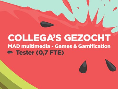 MADmultimedia's tweet photo. MAD is op zoek naar een Tester! Iets voor jou? https://t.co/uzEAIhCFYu https://t.co/4CAK8LhiLN