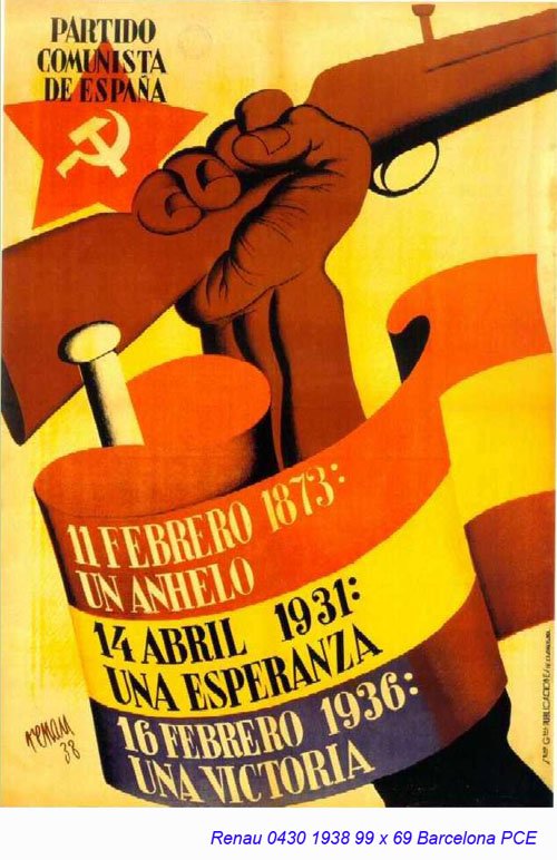 agarzon's tweet photo. Hace 81 años el pueblo trabajador español comenzó la heroica lucha para resistir el Golpe de Estado de los fascistas. ¡Salud y República! https://t.co/lSDa2QBM3u