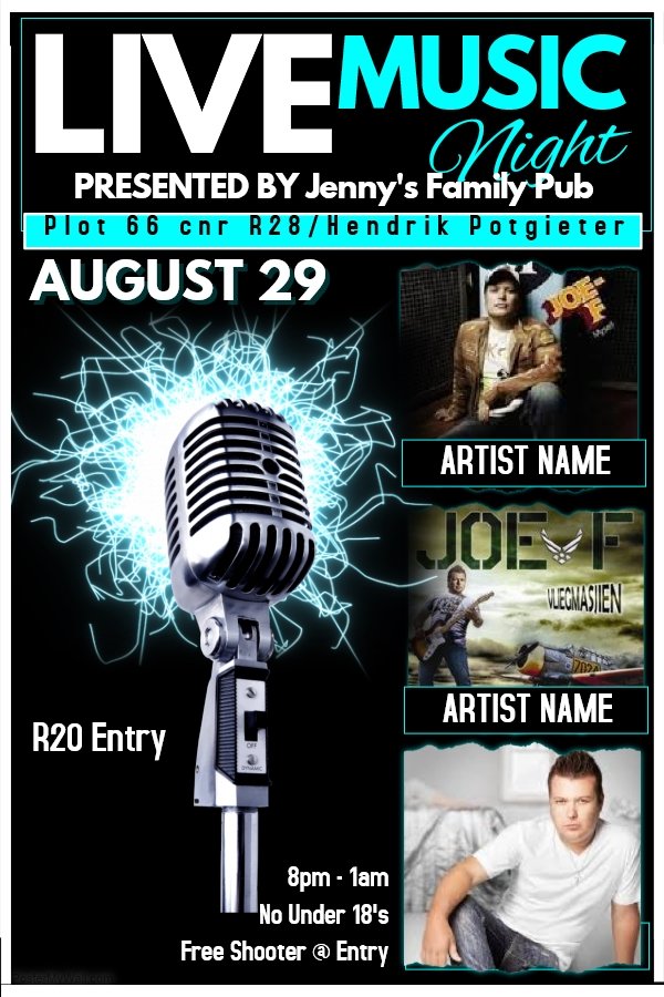 JennysPub1's tweet photo. #Joe-F #Live #jagermeister https://t.co/gj01P1lyDG