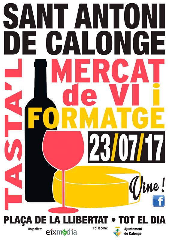 Dg. 23/07, visita el Mercat de Vi i Formatge a #SantAntoni 🍷🧀 Vins calongins, de l'Empordà i de Menorca, i formatges catalans i d'Holanda!