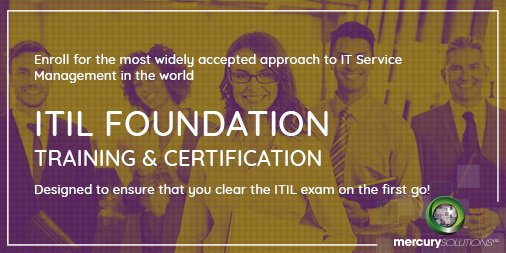 mercurysol's tweet photo. Get #ITIL certified at an #affordable price!
Enroll NOW - https://t.co/xKTNTTD6Xi
#Foundation #itsecurity #service #Management #Data #certfi https://t.co/fcdDipLGAw