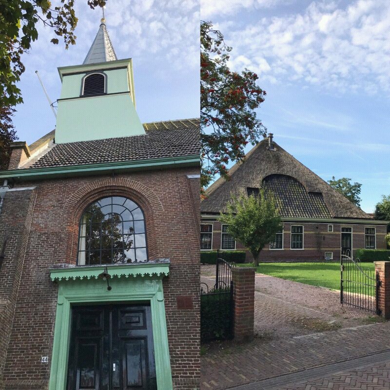 Voor #Bewijsrapportage start vandaag ook een #Vierdaagse. Vier dagen #vooropname in #Oostwoud van vastgoed zoals een kerk &amp; stolpboerderijen