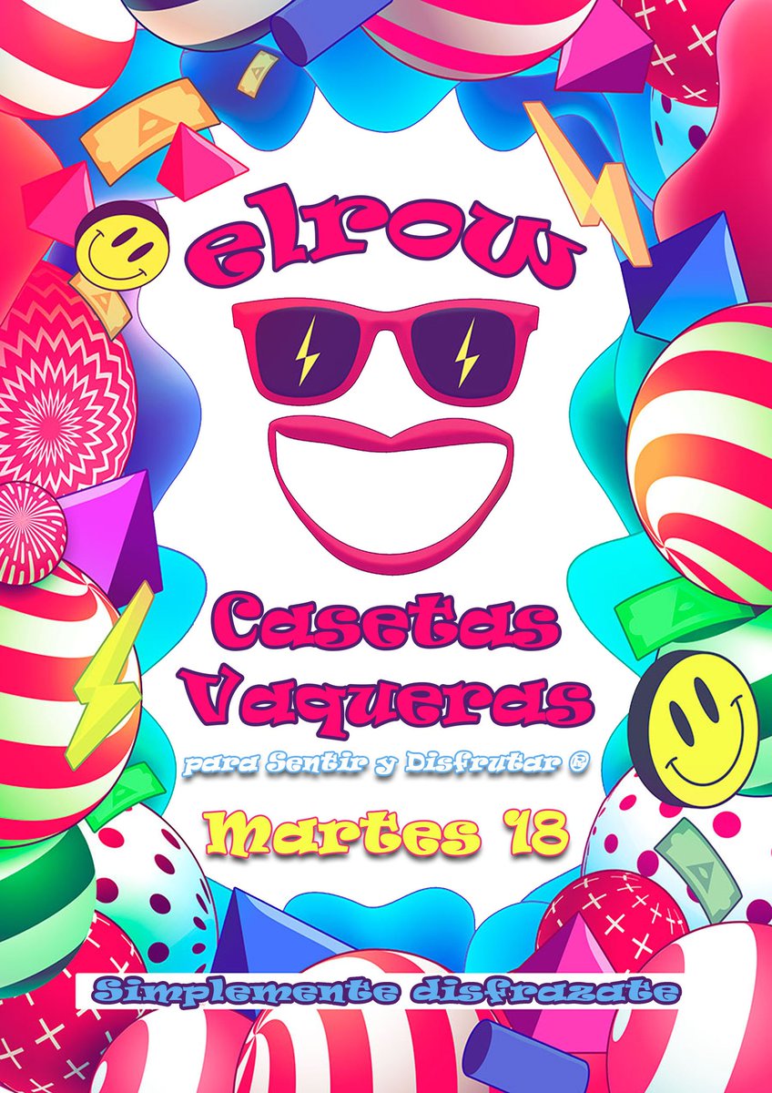 MozosdelasVacas's tweet photo. Semana de Fiestas Temáticas en #CasetasVaqueras comenzamos con ElRow llenaremos nuestra caseta de colorido. Simplemente disfrazate y ven https://t.co/NAGShOf1jY