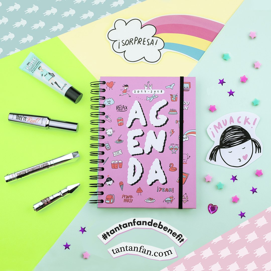 tantanfan_'s tweet photo. Esto te hará más ilusión que un like de tu crush. Síguenos, RT y gana una de las 10 agendas de @lyona_ivanova + kit @benefitspain. 😍 https://t.co/E0yH32hlFx
