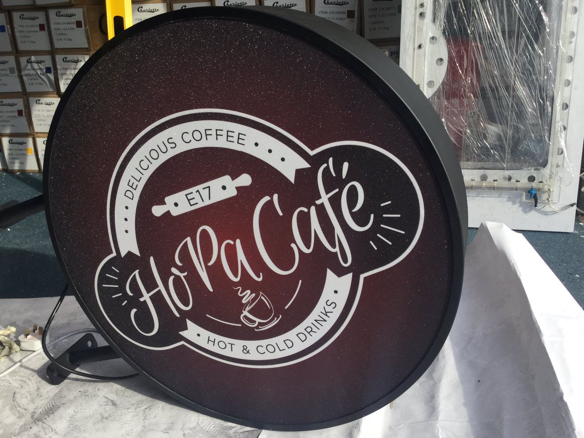 Signs_Pro's tweet image. Hopa Cafe's Lightbox! #coffeetime #bestcoffee #led #shopsign