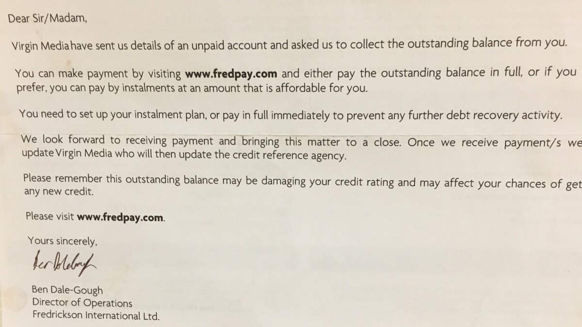 therilester's tweet photo. @virginmedia how dare you claim I owe you money. On all 6! calls to you since NOVEMBER, you promised this would be resolved! Sort it out! https://t.co/r4taBffG3f