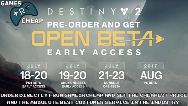 GamesRCheap's tweet photo. Buy Destiny 2 Closed Beta Key for $1.99 at https://t.co/v5WwpVtD4C Plus #Destiny2 w/ Instant Beta Code for $39.99! #gamedeals #destinybeta https://t.co/OCedLpRjoS