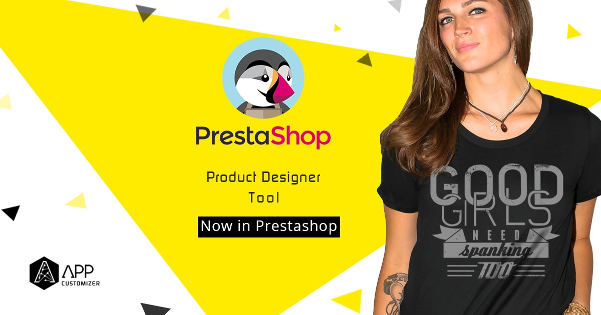 appcustomizer's tweet image. AppCustomizer - #ProductDesignerTool has been released in #PrestaShop with attractive features...

goo.gl/MZyCNe