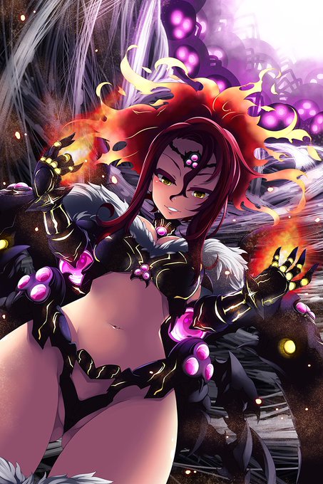 女郎蜘蛛ちゃんのイベントCGたちうぇい 