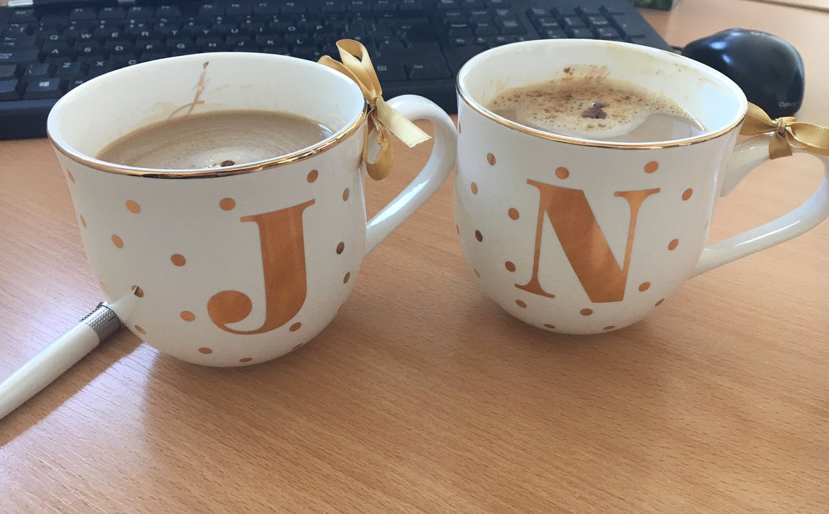JulsFinuls's tweet photo. Love our new office coffee cups. Thanks @nic_hamilton90  ☕️#peoplepower https://t.co/TEZiYHnFXT