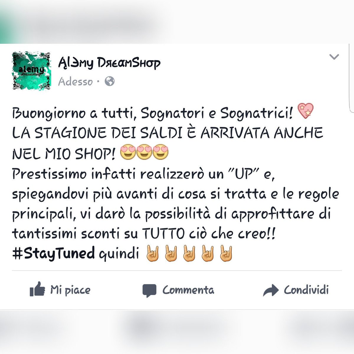 AlEmyDreamShop1's tweet photo. ARRIVANO I SALDI ANCHE NEL MIO SHOP!!! #StayTuned #saldi #saldisaldisaldi #sale #up #sconti #sconticini
Link ---> https://t.co/8zjdmp8bfH https://t.co/vBvIu3grbp