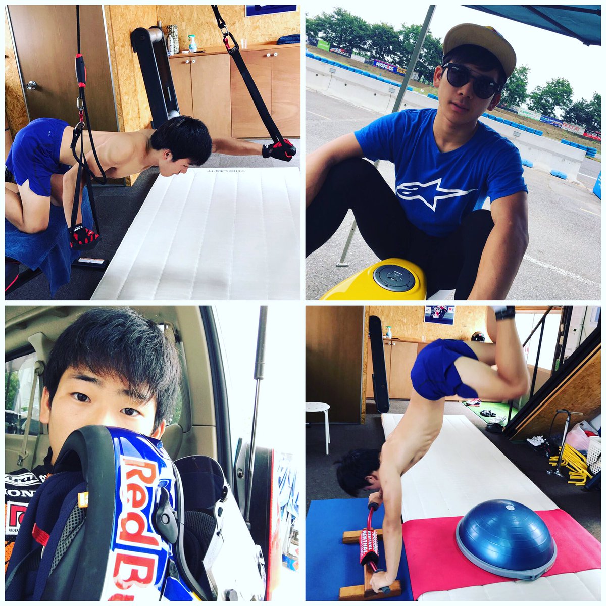 sepangracing's tweet photo. No more vacation for @ayumusasaki_71 👊🏼💪🏼#traininghard #preparationiskey #readyforpart2 #motogp #moto3 #sicracingteam https://t.co/hfQNaB9LyW