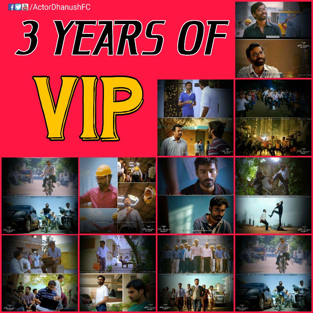 DhanushFc's tweet photo. #VIP1 VS #VIP2
#3YearsOfVIP
#3YearsOfBBVIP https://t.co/6XxNc3HrJV